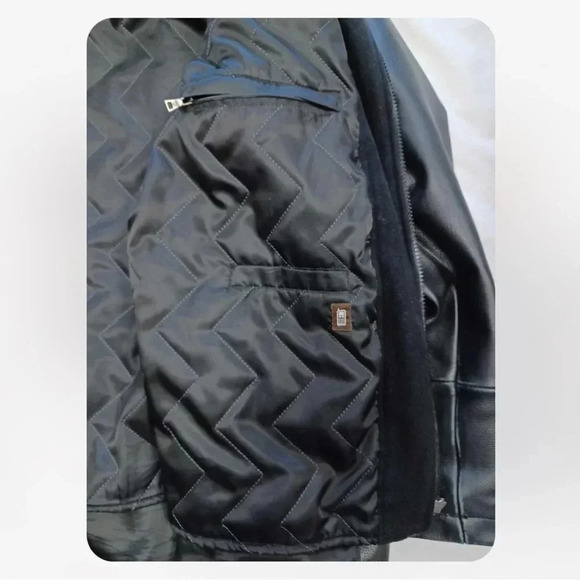 Danier Leather Lined Black Jacket Size XL - Picture 10 of 13